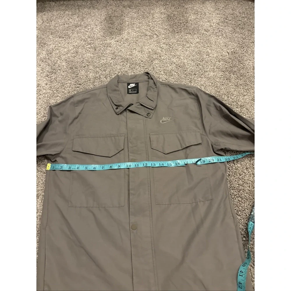 Nike Sportswear M65 Woven Field Jacket Mens Medium Gray CZ9922-029 M Med